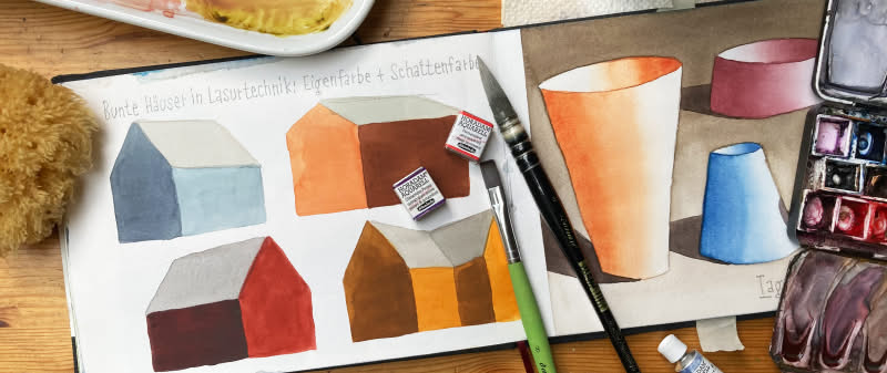 After Work Kursreihe: Ganz einfach Aquarell malen lernen für Anäfnger